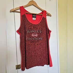 Harley-Davidson Women's Red Tank Top Size Medium